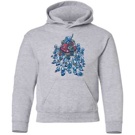 Sweatshirts Sport Grey / YS BLUE HORDE Youth Hoodie