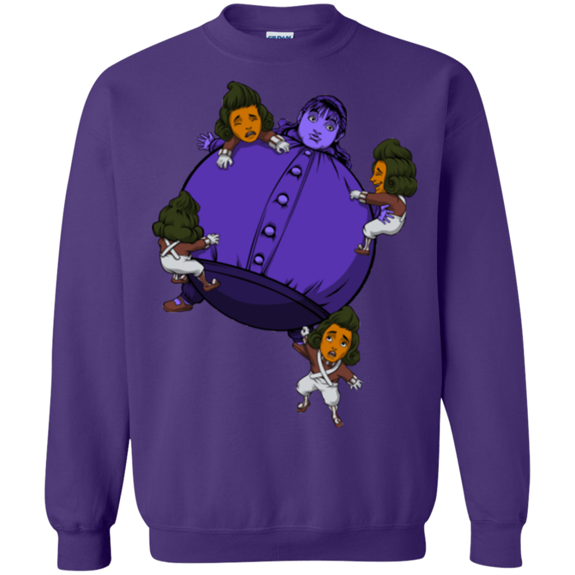 Sweatshirts Purple / Small Blue In the Face Crewneck Sweatshirt