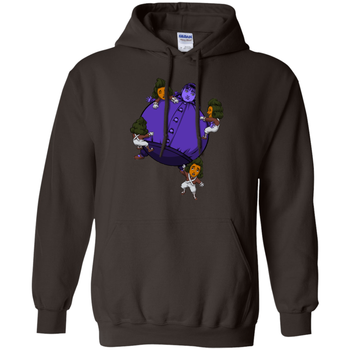 Sweatshirts Dark Chocolate / Small Blue In the Face Pullover Hoodie
