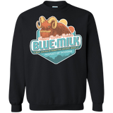 Sweatshirts Black / S Blue Milk Crewneck Sweatshirt