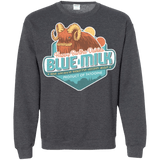 Sweatshirts Dark Heather / S Blue Milk Crewneck Sweatshirt