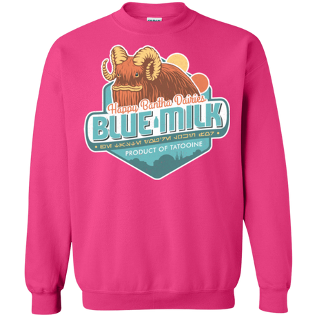 Sweatshirts Heliconia / S Blue Milk Crewneck Sweatshirt