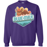 Sweatshirts Purple / S Blue Milk Crewneck Sweatshirt