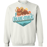 Sweatshirts White / S Blue Milk Crewneck Sweatshirt