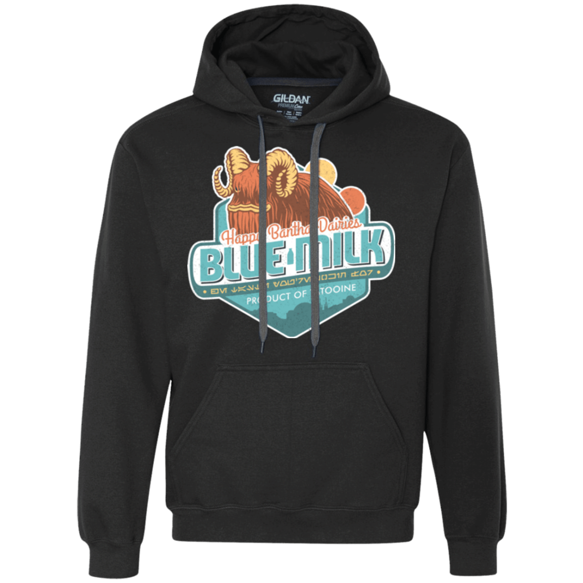 Sweatshirts Black / S Blue Milk Premium Fleece Hoodie