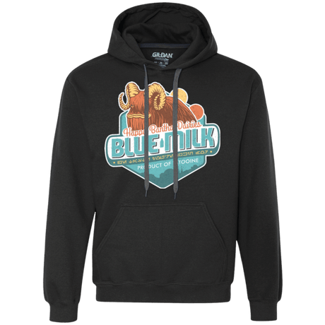 Sweatshirts Black / S Blue Milk Premium Fleece Hoodie