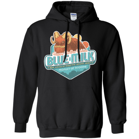 Sweatshirts Black / S Blue Milk Pullover Hoodie