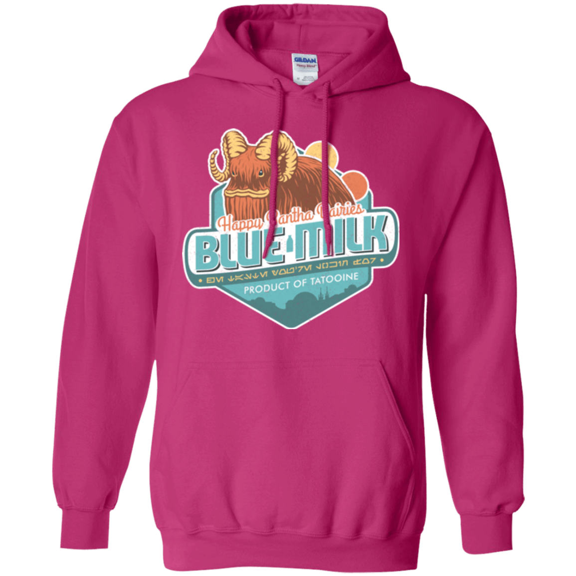 Sweatshirts Heliconia / S Blue Milk Pullover Hoodie