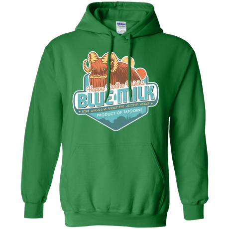 Sweatshirts Irish Green / S Blue Milk Pullover Hoodie