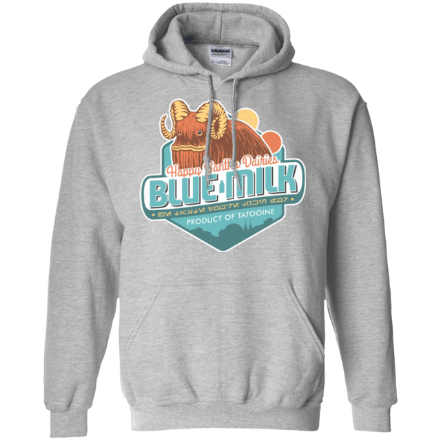 Sweatshirts Sport Grey / S Blue Milk Pullover Hoodie