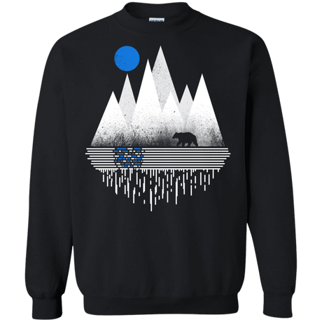 Sweatshirts Black / S Blue Moon Crewneck Sweatshirt