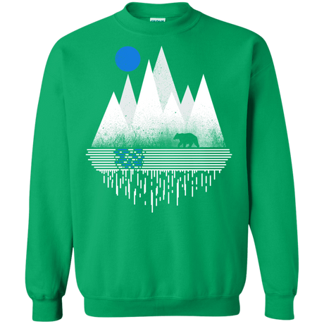 Sweatshirts Irish Green / S Blue Moon Crewneck Sweatshirt