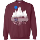 Sweatshirts Maroon / S Blue Moon Crewneck Sweatshirt