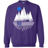 Sweatshirts Purple / S Blue Moon Crewneck Sweatshirt