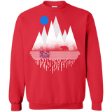 Sweatshirts Red / S Blue Moon Crewneck Sweatshirt