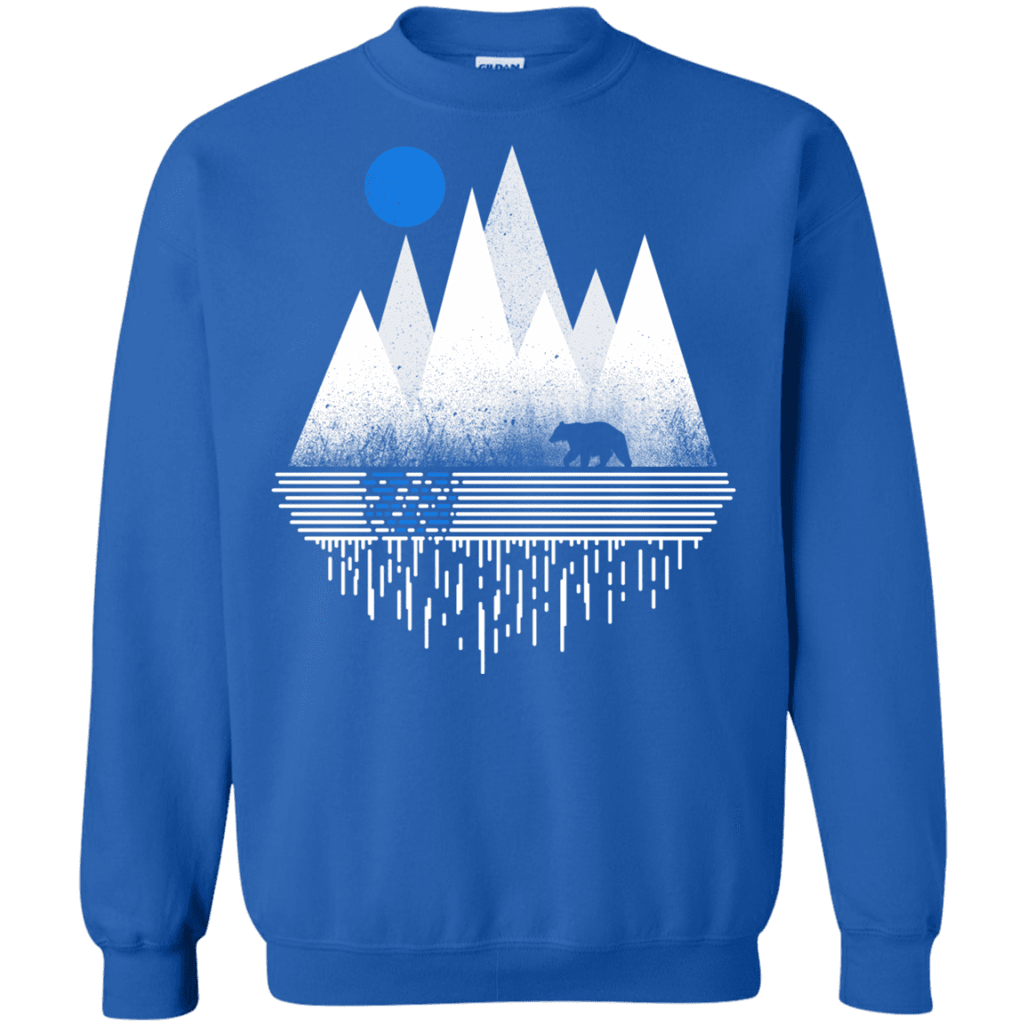 Sweatshirts Royal / S Blue Moon Crewneck Sweatshirt