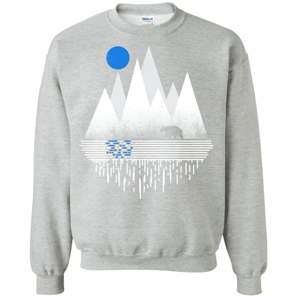 Sweatshirts Sport Grey / S Blue Moon Crewneck Sweatshirt