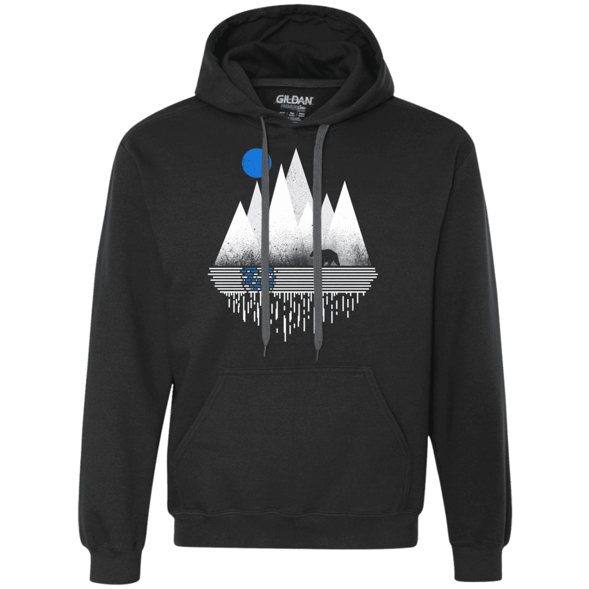 Sweatshirts Black / S Blue Moon Premium Fleece Hoodie