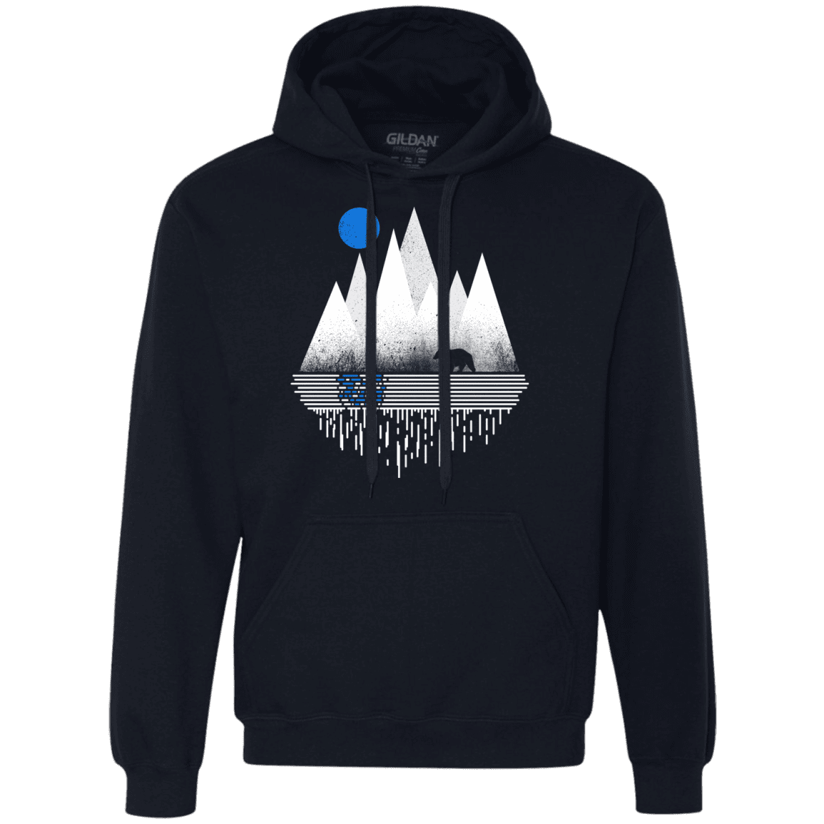 Sweatshirts Navy / S Blue Moon Premium Fleece Hoodie