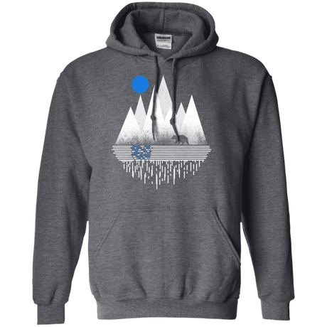 Sweatshirts Dark Heather / S Blue Moon Pullover Hoodie
