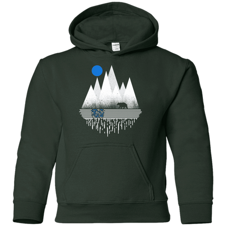 Sweatshirts Forest Green / YS Blue Moon Youth Hoodie