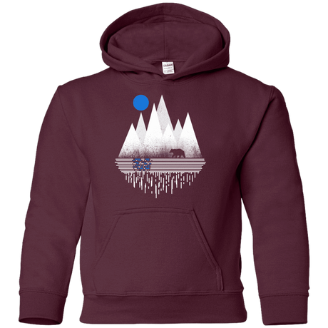 Sweatshirts Maroon / YS Blue Moon Youth Hoodie