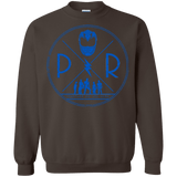 Sweatshirts Dark Chocolate / Small Blue Power Crewneck Sweatshirt