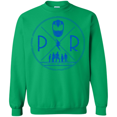 Sweatshirts Irish Green / Small Blue Power Crewneck Sweatshirt