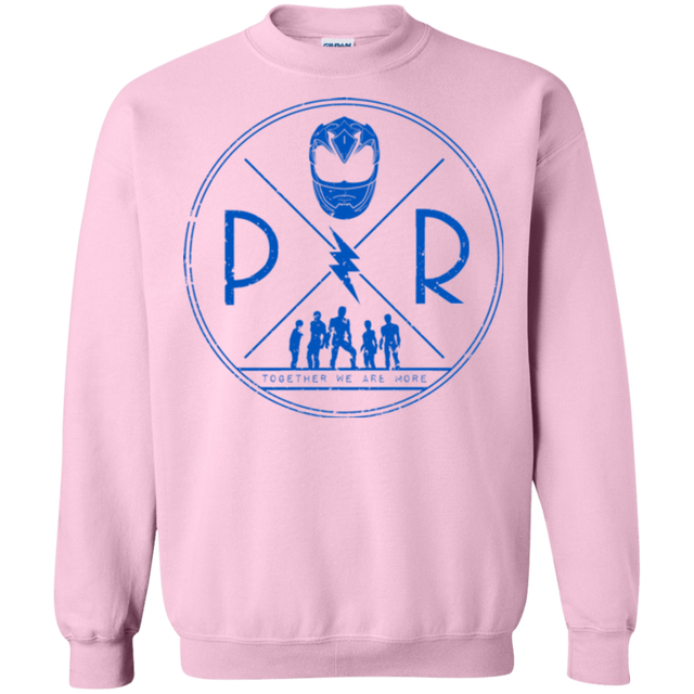 Sweatshirts Light Pink / Small Blue Power Crewneck Sweatshirt