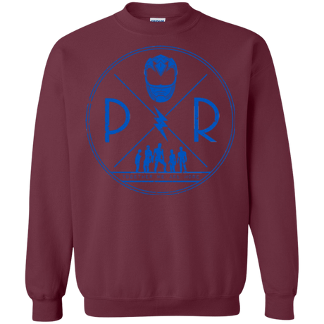 Sweatshirts Maroon / Small Blue Power Crewneck Sweatshirt