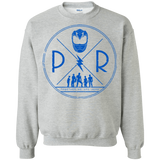 Sweatshirts Sport Grey / Small Blue Power Crewneck Sweatshirt