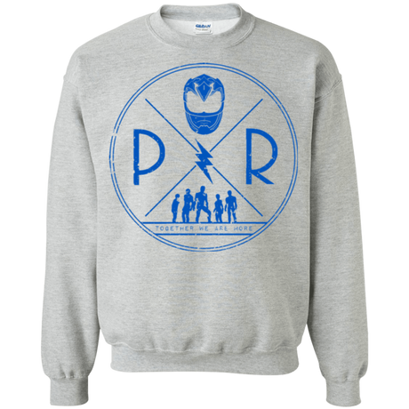 Sweatshirts Sport Grey / Small Blue Power Crewneck Sweatshirt