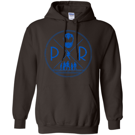 Sweatshirts Dark Chocolate / Small Blue Power Pullover Hoodie