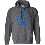 Sweatshirts Dark Heather / Small Blue Power Pullover Hoodie