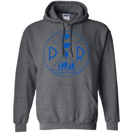 Sweatshirts Dark Heather / Small Blue Power Pullover Hoodie