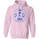 Sweatshirts Light Pink / Small Blue Power Pullover Hoodie