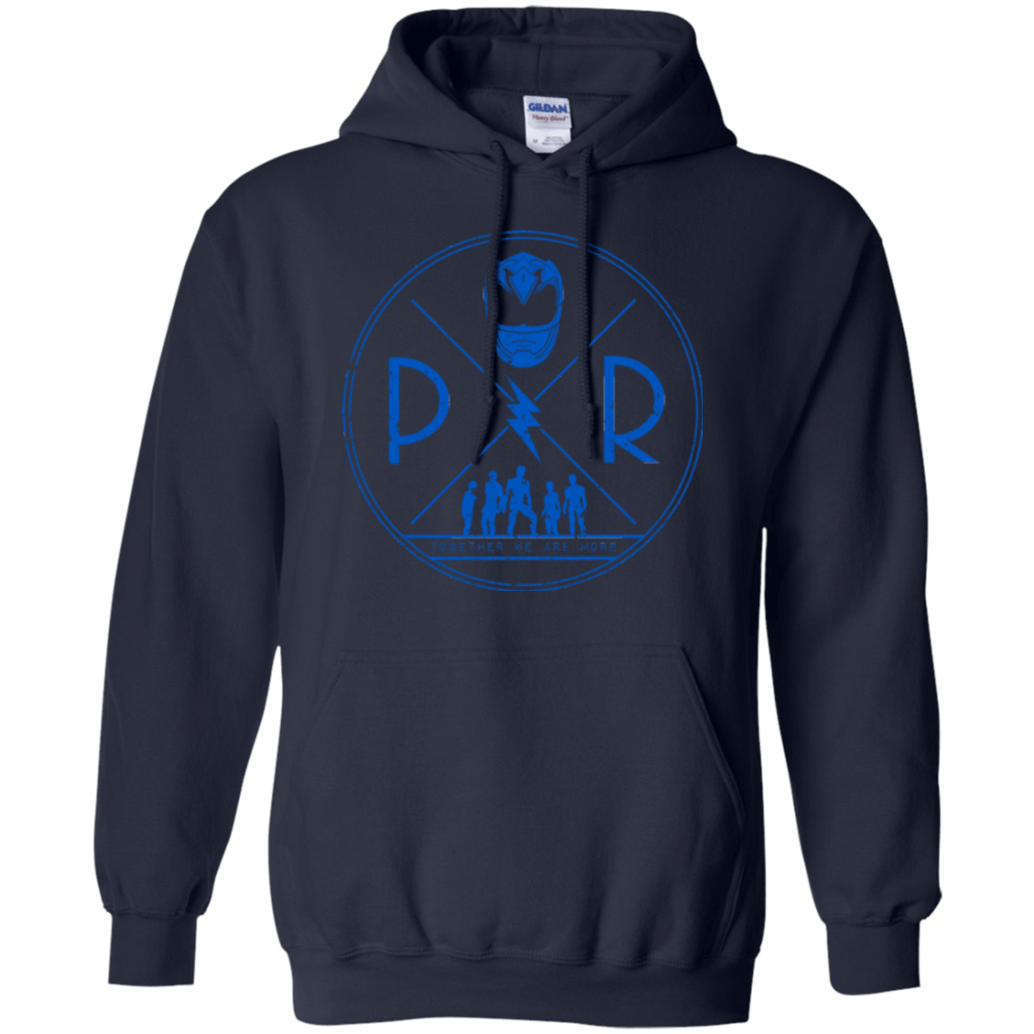 Sweatshirts Navy / Small Blue Power Pullover Hoodie