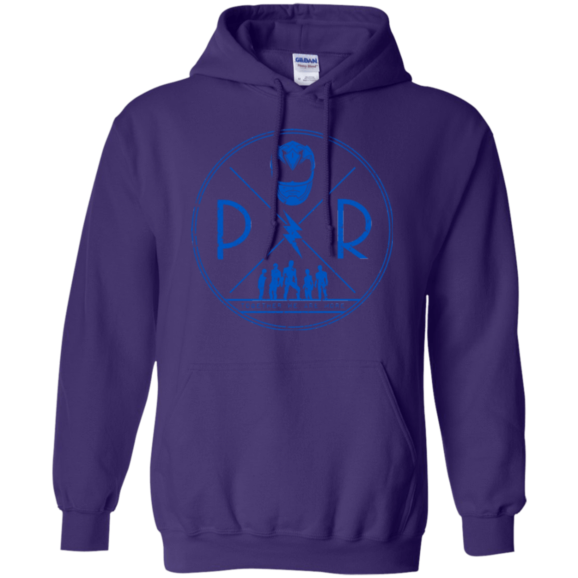 Sweatshirts Purple / Small Blue Power Pullover Hoodie