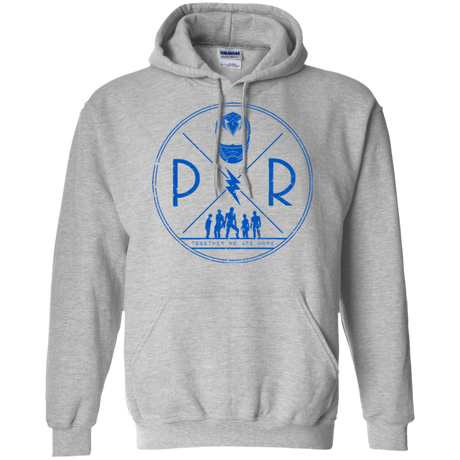 Sweatshirts Sport Grey / Small Blue Power Pullover Hoodie