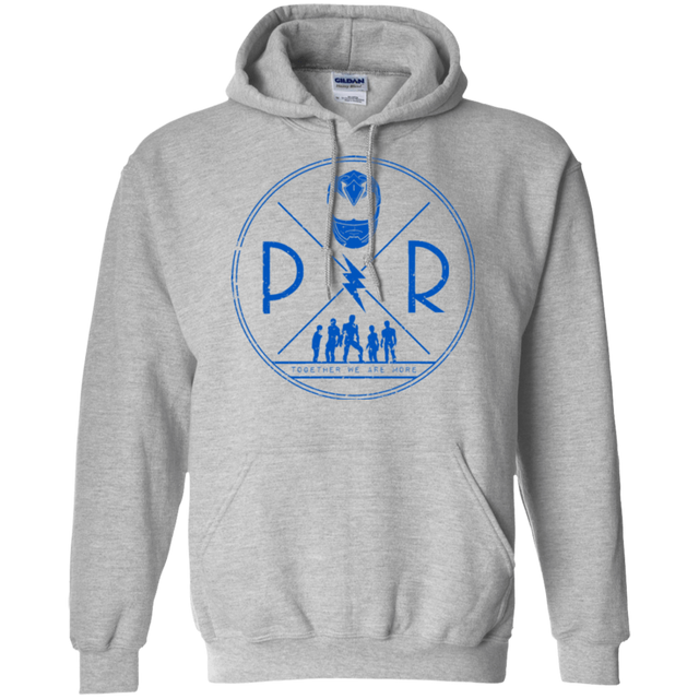 Sweatshirts Sport Grey / Small Blue Power Pullover Hoodie