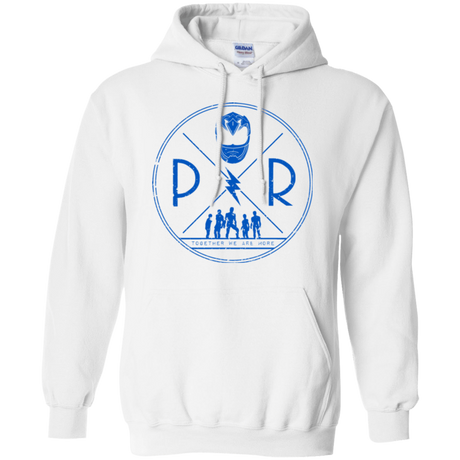 Sweatshirts White / Small Blue Power Pullover Hoodie