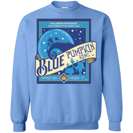 Sweatshirts Carolina Blue / Small Blue Pumpkin King Crewneck Sweatshirt