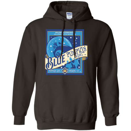 Sweatshirts Dark Chocolate / Small Blue Pumpkin King Pullover Hoodie