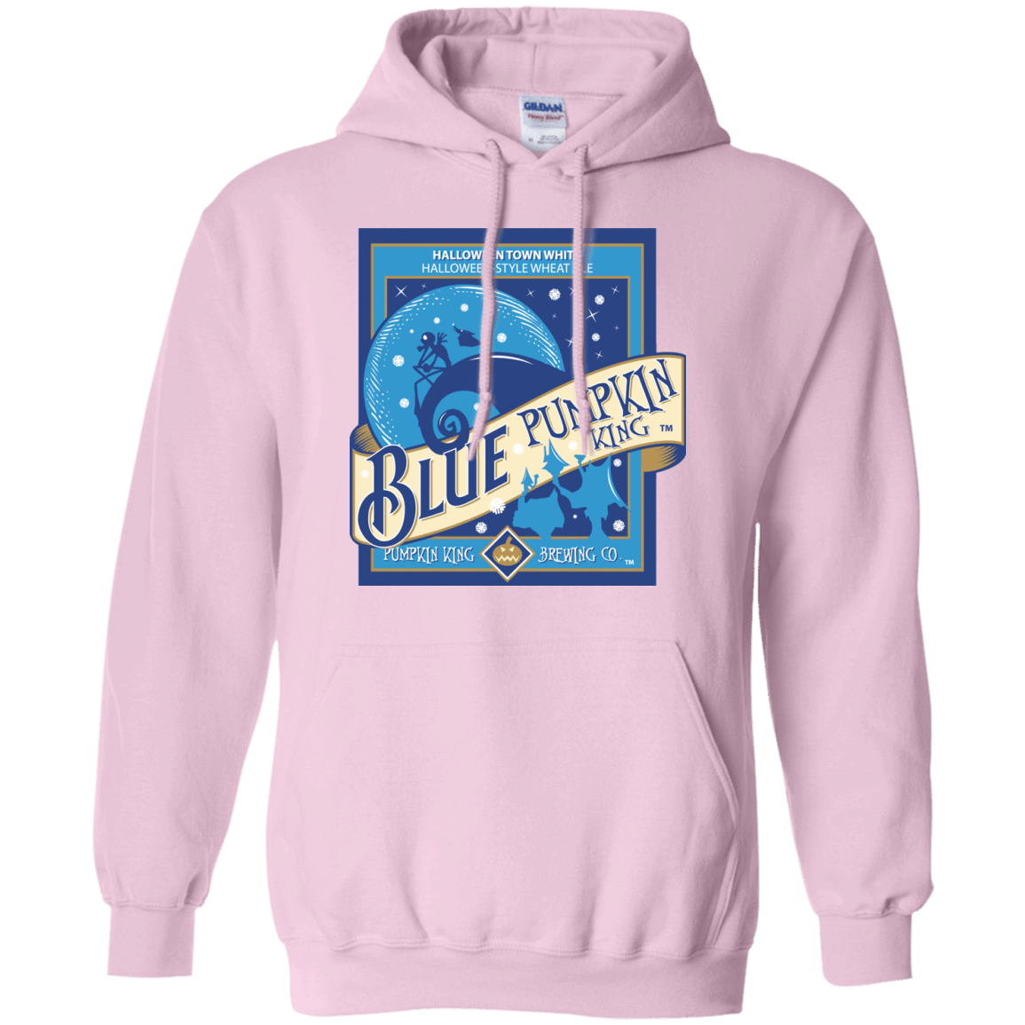 Sweatshirts Light Pink / Small Blue Pumpkin King Pullover Hoodie