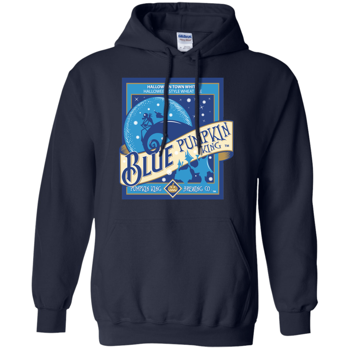 Sweatshirts Navy / Small Blue Pumpkin King Pullover Hoodie