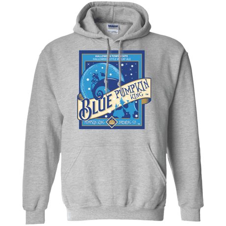 Sweatshirts Sport Grey / Small Blue Pumpkin King Pullover Hoodie