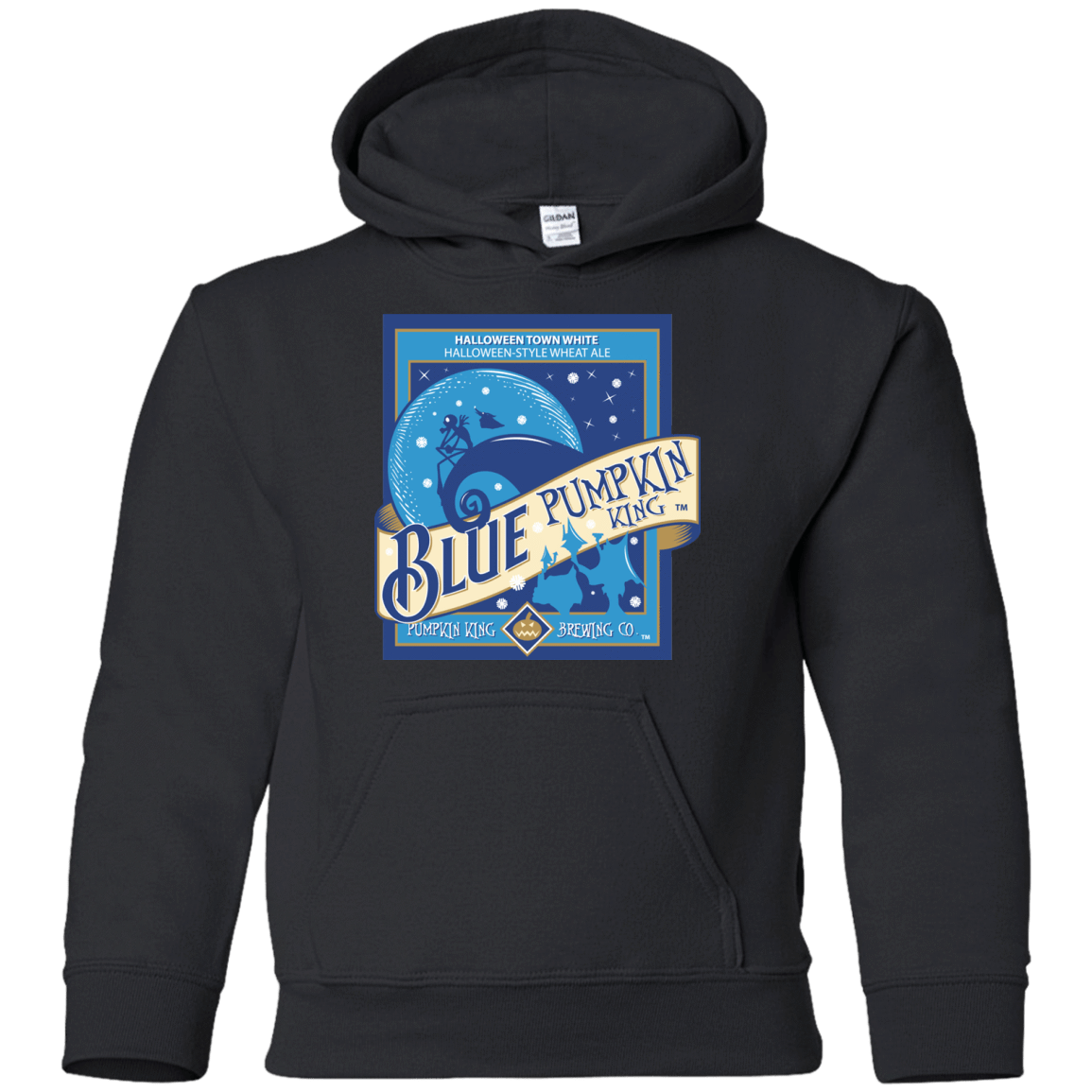Sweatshirts Black / YS Blue Pumpkin King Youth Hoodie