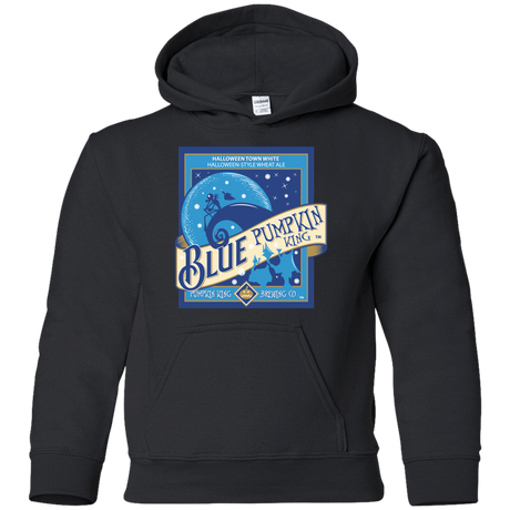 Sweatshirts Black / YS Blue Pumpkin King Youth Hoodie