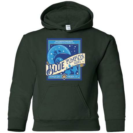 Sweatshirts Forest Green / YS Blue Pumpkin King Youth Hoodie