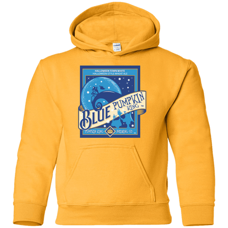 Sweatshirts Gold / YS Blue Pumpkin King Youth Hoodie